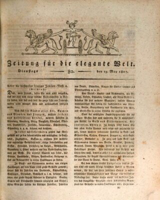 Zeitung für die elegante Welt Dienstag 19. Mai 1807