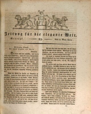 Zeitung für die elegante Welt Montag 25. Mai 1807