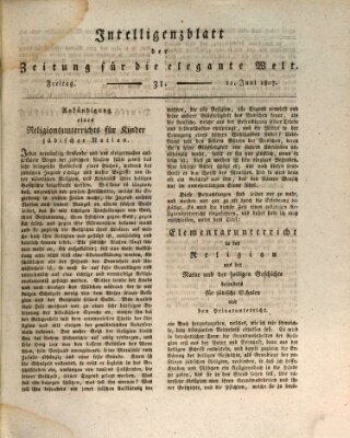 Zeitung für die elegante Welt Freitag 12. Juni 1807