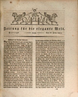 Zeitung für die elegante Welt Freitag 26. Juni 1807