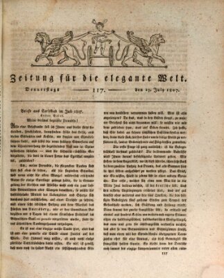 Zeitung für die elegante Welt Donnerstag 23. Juli 1807