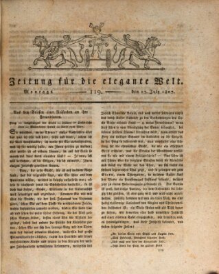 Zeitung für die elegante Welt Montag 27. Juli 1807