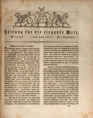 Zeitung für die elegante Welt Montag 3. August 1807