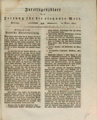 Zeitung für die elegante Welt Freitag 11. September 1807