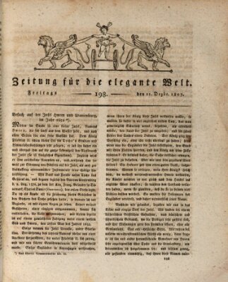 Zeitung für die elegante Welt Freitag 11. Dezember 1807