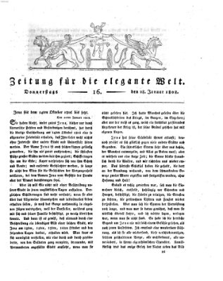 Zeitung für die elegante Welt Donnerstag 28. Januar 1808