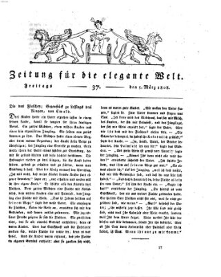 Zeitung für die elegante Welt Freitag 4. März 1808