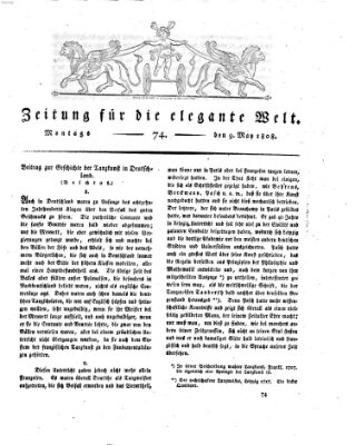 Zeitung für die elegante Welt Montag 9. Mai 1808