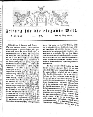 Zeitung für die elegante Welt Freitag 13. Mai 1808