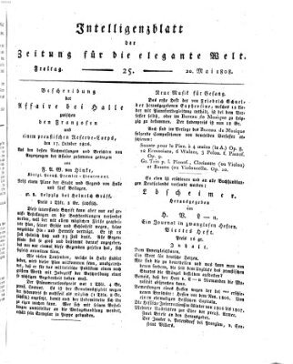 Zeitung für die elegante Welt Freitag 20. Mai 1808