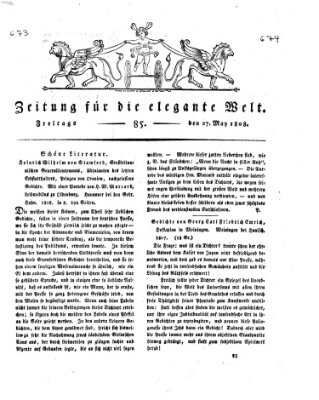 Zeitung für die elegante Welt Freitag 27. Mai 1808