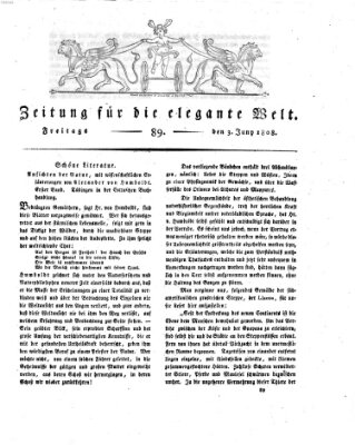 Zeitung für die elegante Welt Freitag 3. Juni 1808