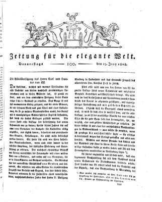 Zeitung für die elegante Welt Donnerstag 23. Juni 1808