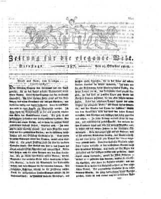 Zeitung für die elegante Welt Dienstag 25. Oktober 1808