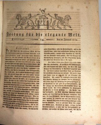 Zeitung für die elegante Welt Freitag 20. Januar 1809