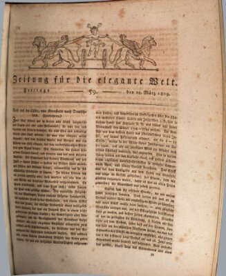 Zeitung für die elegante Welt Freitag 24. März 1809