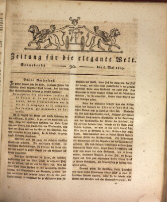 Zeitung für die elegante Welt Samstag 6. Mai 1809