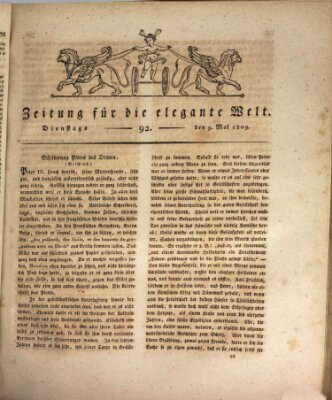 Zeitung für die elegante Welt Dienstag 9. Mai 1809