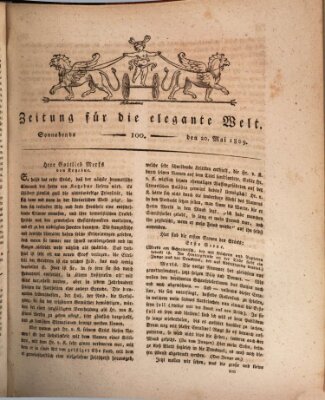 Zeitung für die elegante Welt Samstag 20. Mai 1809