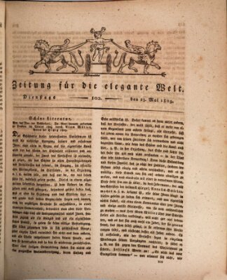 Zeitung für die elegante Welt Dienstag 23. Mai 1809