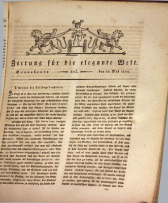 Zeitung für die elegante Welt Samstag 27. Mai 1809