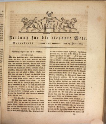 Zeitung für die elegante Welt Samstag 17. Juni 1809