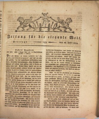 Zeitung für die elegante Welt Freitag 28. Juli 1809