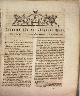 Zeitung für die elegante Welt Freitag 4. August 1809