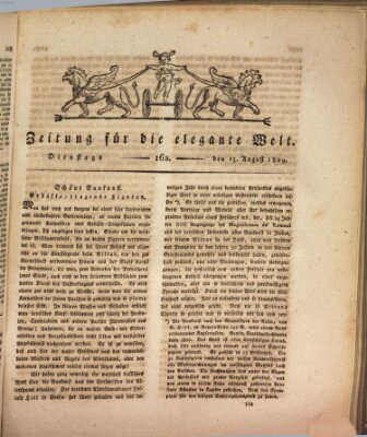 Zeitung für die elegante Welt Dienstag 15. August 1809