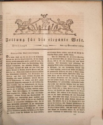 Zeitung für die elegante Welt Freitag 15. Dezember 1809