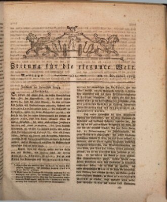 Zeitung für die elegante Welt Montag 18. Dezember 1809