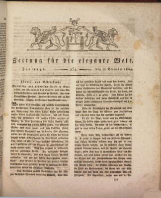 Zeitung für die elegante Welt Freitag 22. Dezember 1809