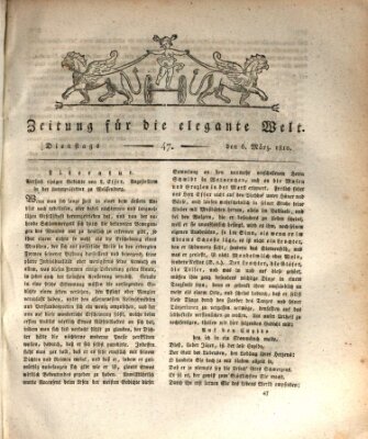 Zeitung für die elegante Welt Dienstag 6. März 1810