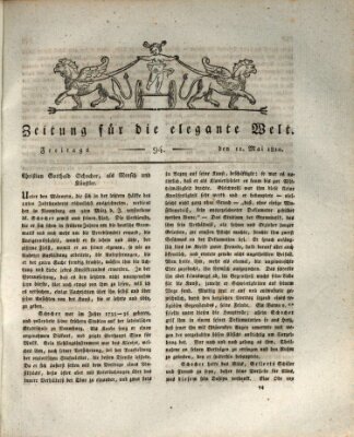 Zeitung für die elegante Welt Freitag 11. Mai 1810