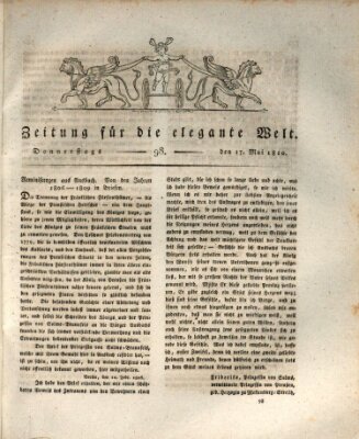 Zeitung für die elegante Welt Donnerstag 17. Mai 1810