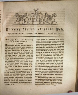 Zeitung für die elegante Welt Samstag 19. Mai 1810