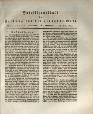 Zeitung für die elegante Welt Samstag 19. Mai 1810