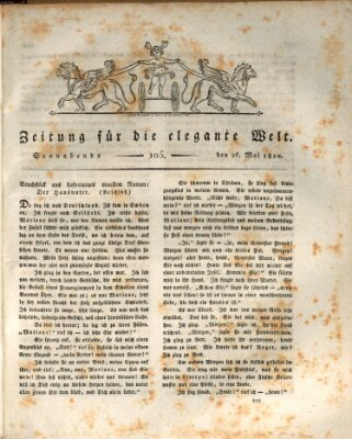 Zeitung für die elegante Welt Samstag 26. Mai 1810