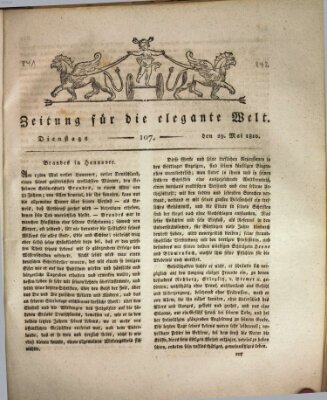 Zeitung für die elegante Welt Dienstag 29. Mai 1810