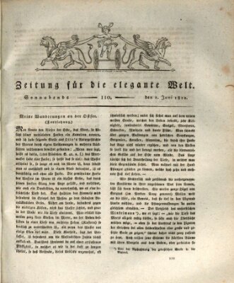 Zeitung für die elegante Welt Samstag 2. Juni 1810