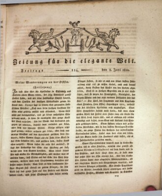 Zeitung für die elegante Welt Freitag 8. Juni 1810