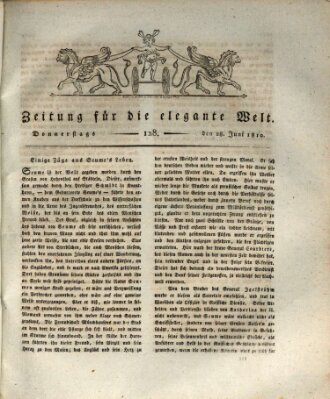 Zeitung für die elegante Welt Donnerstag 28. Juni 1810