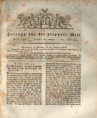 Zeitung für die elegante Welt Montag 2. Juli 1810