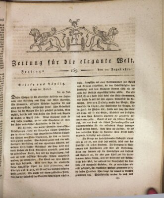 Zeitung für die elegante Welt Freitag 10. August 1810