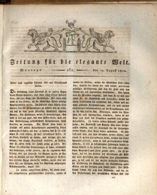 Zeitung für die elegante Welt Montag 13. August 1810