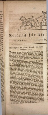 Zeitung für die elegante Welt Dienstag 11. September 1810