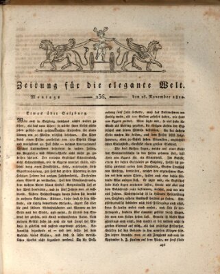 Zeitung für die elegante Welt Montag 26. November 1810