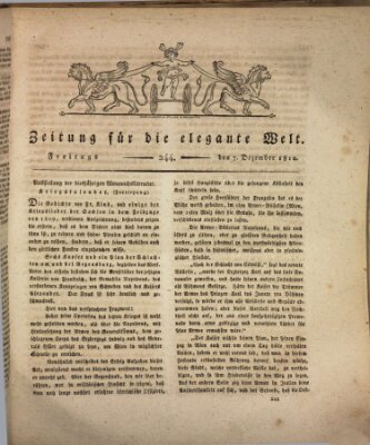 Zeitung für die elegante Welt Freitag 7. Dezember 1810