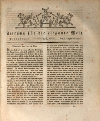 Zeitung für die elegante Welt Samstag 8. Dezember 1810