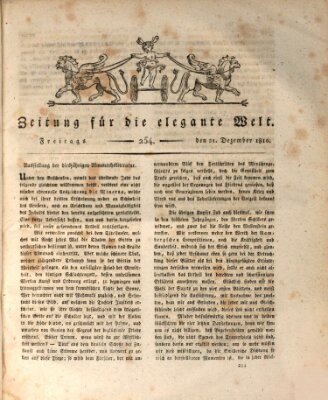 Zeitung für die elegante Welt Freitag 21. Dezember 1810